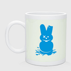 Кружка керамическая Blue bunny, цвет: фосфор