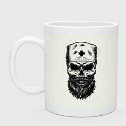 Кружка керамическая Doctor death, цвет: фосфор