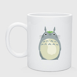 Кружка керамическая Neighbor Totoro, цвет: белый