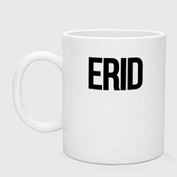 Кружка керамическая Токен для рекламы - ERID, цвет: белый