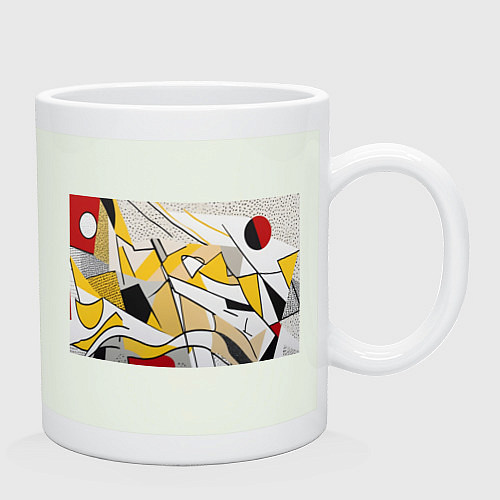 Кружка Абстракция поп-арт геометрия / Фосфор – фото 2