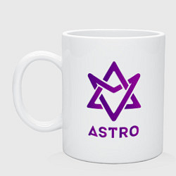 Кружка керамическая Звезда Astro, цвет: белый