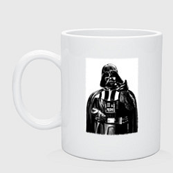 Кружка керамическая Дарт Вейдер ситх, цвет: белый