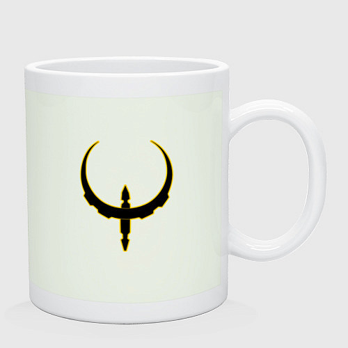 Кружка Чёрно-жёлтый знак quake / Фосфор – фото 2