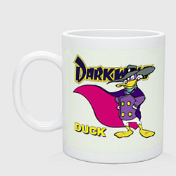 Кружка керамическая Чёрный плащ - Кряк Лапчатый, цвет: фосфор