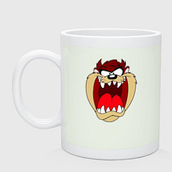 Кружка керамическая Tasmanian Devil, цвет: фосфор