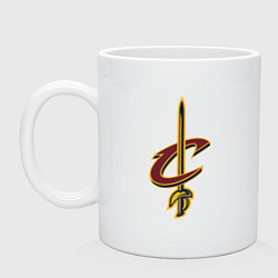 Кружка керамическая Cavaliers, цвет: белый