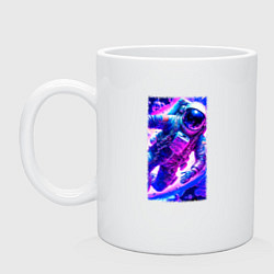Кружка В неоновом космосе