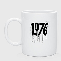 Кружка керамическая Капающий 1976, цвет: белый