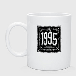 Кружка керамическая Готический стиль 1995, цвет: белый