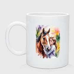 Кружка керамическая Доверие, цвет: белый