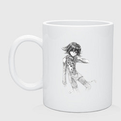 Кружка керамическая Данганронпа V3 - Кокичи Ома, цвет: белый