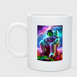 Кружка Шрек астронавт НАСА - неоновый космос