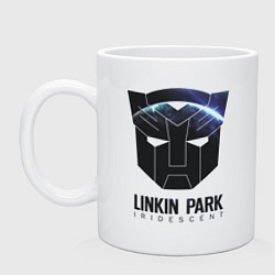 Кружка керамическая Linkin Park: Iridescent, цвет: белый