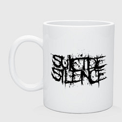 Кружка керамическая Suicide Silence, цвет: белый