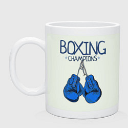 Кружка керамическая Boxing champions, цвет: фосфор