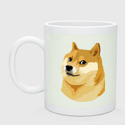 Кружка керамическая Doge, цвет: фосфор