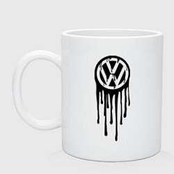 Кружка керамическая Volkswagen, цвет: белый