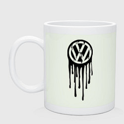 Кружка керамическая Volkswagen, цвет: фосфор