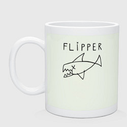 Кружка керамическая Flipper, цвет: фосфор