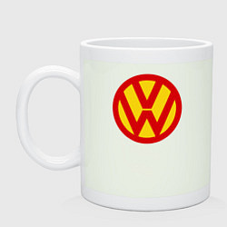 Кружка керамическая Super Volkswagen, цвет: фосфор
