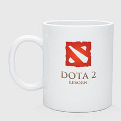 Кружка керамическая Dota 2: Reborn, цвет: белый