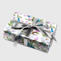 Бумага для упаковки Цветы и бабочки 6, цвет: 3D-принт — фото 2