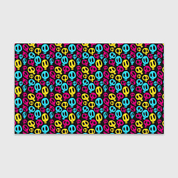 Бумага для упаковки Цветные черепушки, цвет: 3D-принт