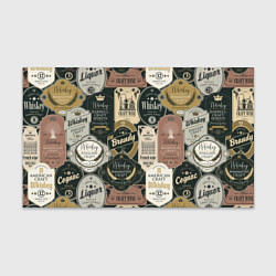 Бумага для упаковки Этикетки мира Виски