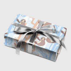 Бумага для упаковки Ленивец стайл, цвет: 3D-принт — фото 2