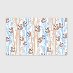 Бумага для упаковки Ленивец стайл