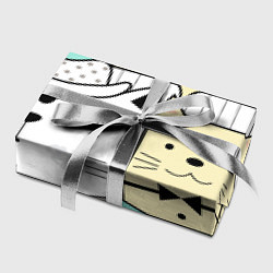 Бумага для упаковки Деловые котейки, цвет: 3D-принт — фото 2