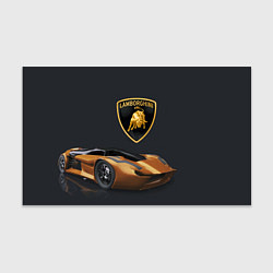 Бумага для упаковки Lamborghini- motorsport, цвет: 3D-принт