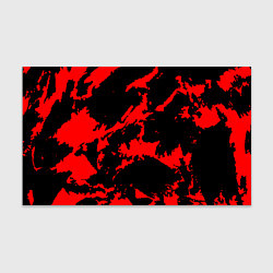 Бумага для упаковки Красный на черном, цвет: 3D-принт