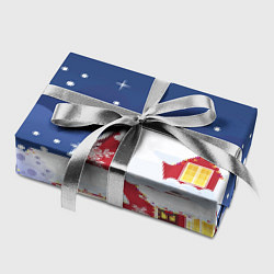 Бумага для упаковки Заснеженный домик, цвет: 3D-принт — фото 2