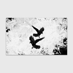 Бумага для упаковки Gothic crows