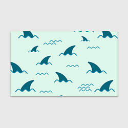 Бумага для упаковки Плавники акул, цвет: 3D-принт