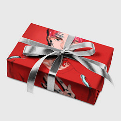 Бумага для упаковки Red Lil Peep, цвет: 3D-принт — фото 2