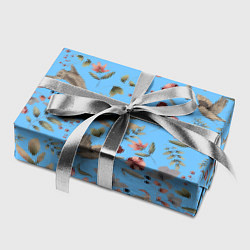 Бумага для упаковки Кролик и Синичка, цвет: 3D-принт — фото 2