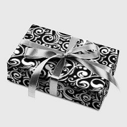 Бумага для упаковки Черно-белая роспись, цвет: 3D-принт — фото 2