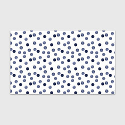 Бумага для упаковки Акварельный синий горох, цвет: 3D-принт