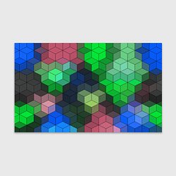 Бумага для упаковки Разноцветный геометрический уз, цвет: 3D-принт