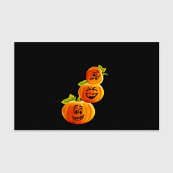 Бумага для упаковки Хэллоуин смешные тыквы, цвет: 3D-принт