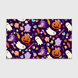 Бумага для упаковки HALLOWEEN BTS BT21 PATTERN БТ21 БТС ХЕЛЛОУИН