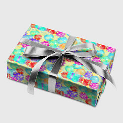 Бумага для упаковки Новогодние Игрушки и Подарки, цвет: 3D-принт — фото 2