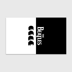 Бумага для упаковки The Beatles черно - белый партер