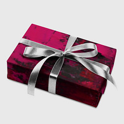 Бумага для упаковки Бордовые мазки в тёмно-красных тонах, цвет: 3D-принт — фото 2