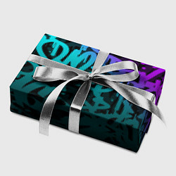 Бумага для упаковки НЕОНОВОЕ ГРАФФИТИ NEON, цвет: 3D-принт — фото 2