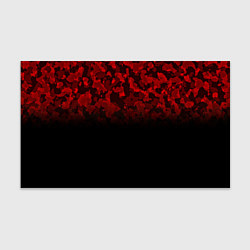 Бумага для упаковки BLACK RED CAMO RED MILLITARY, цвет: 3D-принт