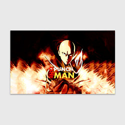 Бумага для упаковки Огненный Сайтама One Punch-Man, цвет: 3D-принт